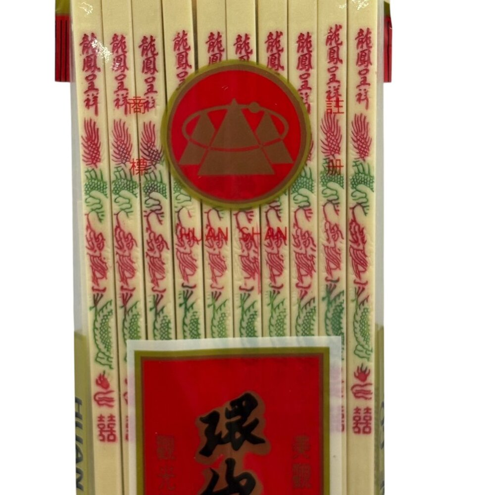 High-Quality Ivory Color China Chinese Print Colorful Chopsticks 10 Pair New